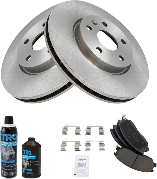 TRQ Front Brake Pad & Rotor Kit for 2010-2015 Chevrolet Camaro
