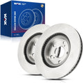 KAX 11.65in Front Disc Brake Rotors Pair Replacement - Durable OEM Fit