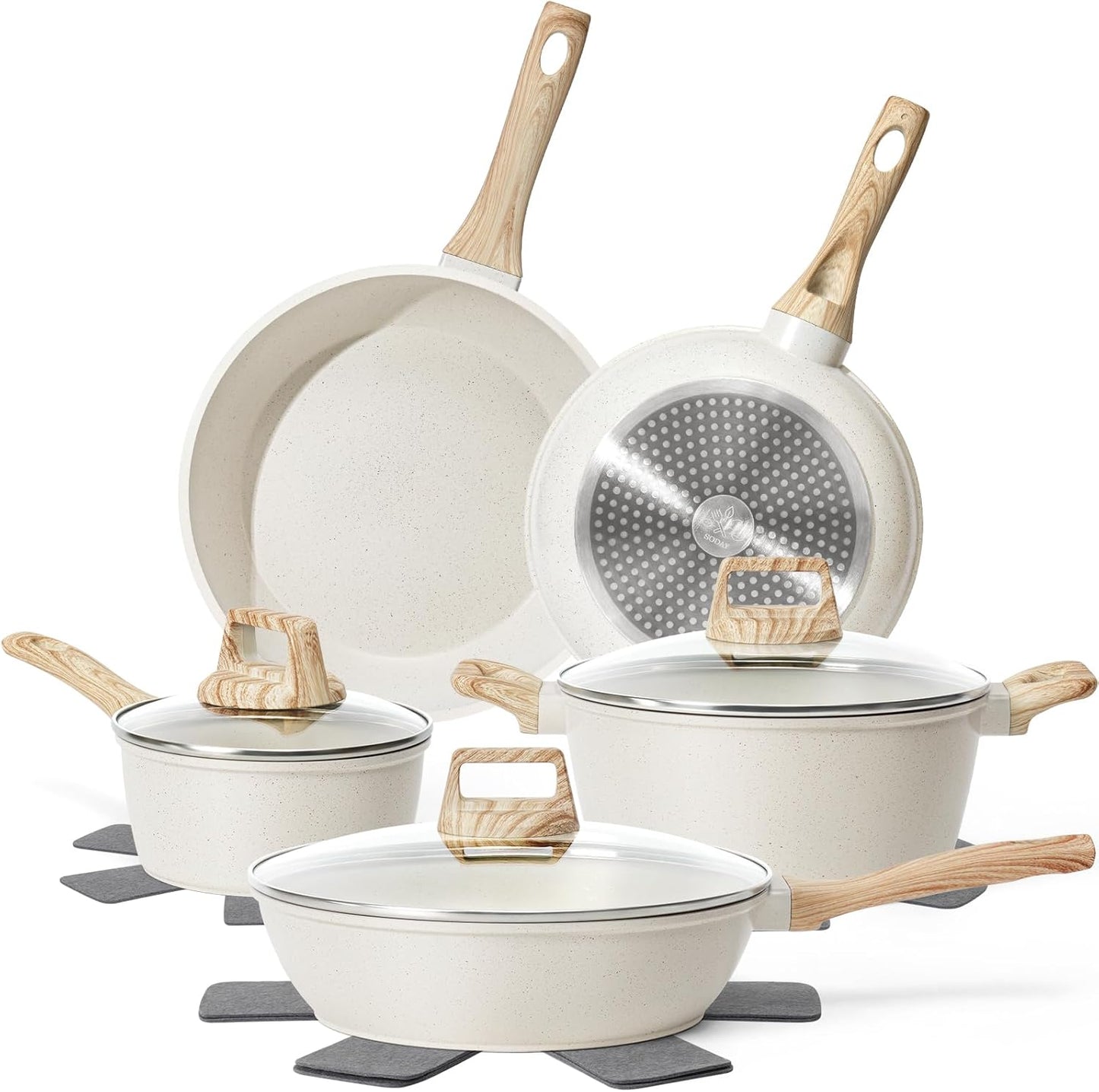 Healthy Non Stick Cookware Pots and Pans Set for Every Kitchen