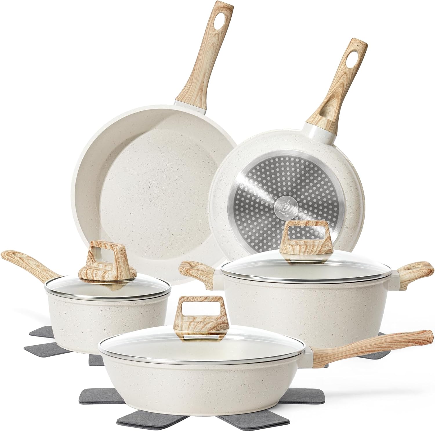 Healthy Non Stick Cookware Pots and Pans Set for Every Kitchen