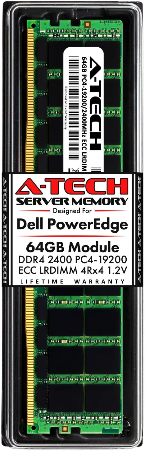 64GB DDR4 Memory Upgrade for Dell PowerEdge Servers