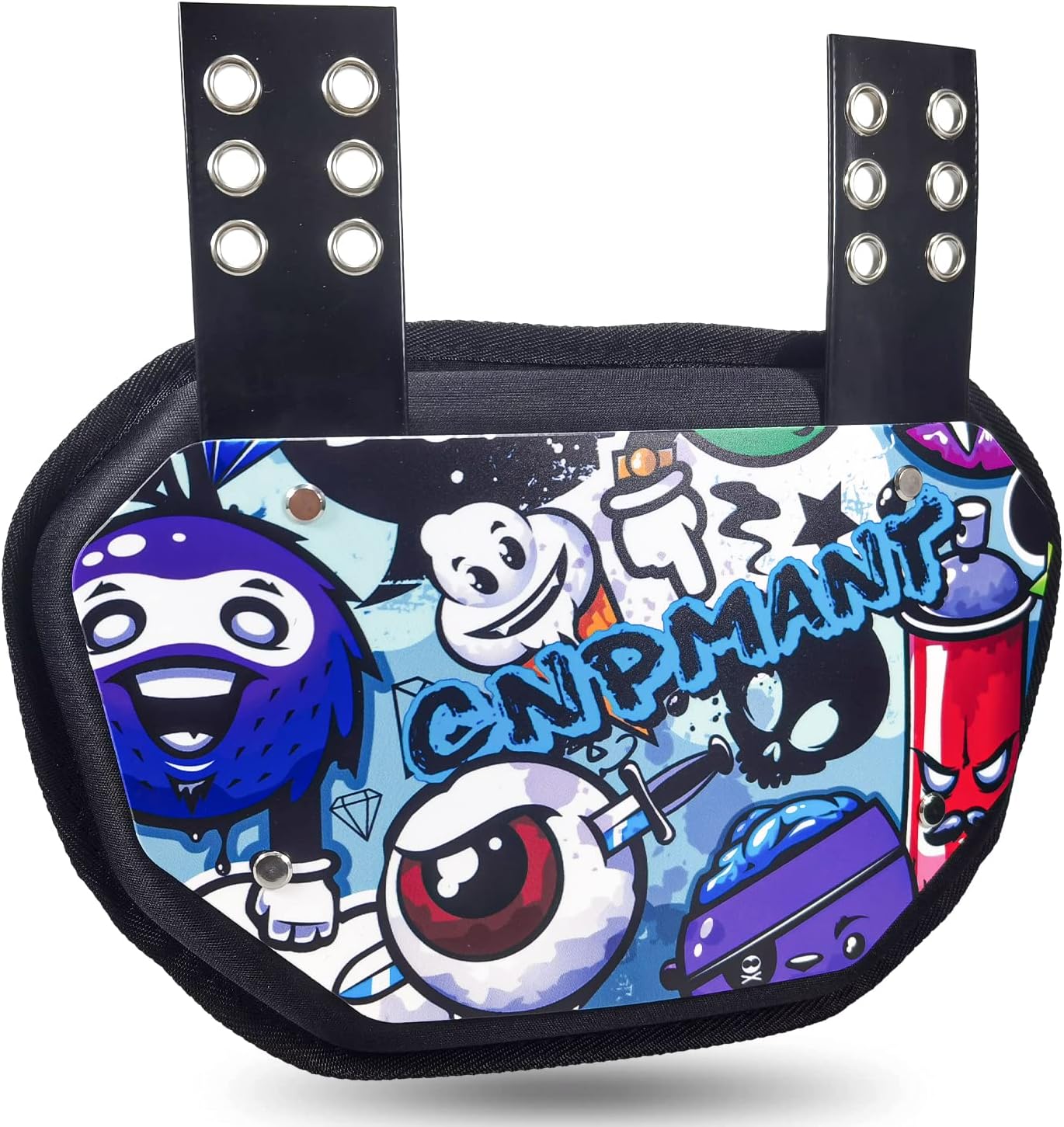 Sports Football Back Plate for Shoulder Pads - Stylish Protection