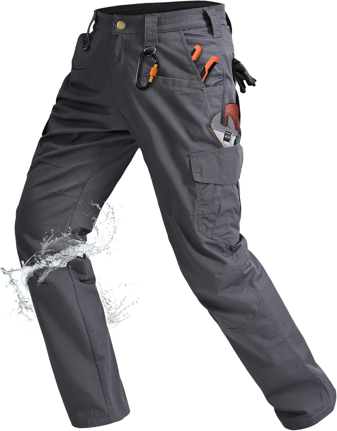 Rapoo Ripstop Water Resistant Cargo Tactical Pants for Men
