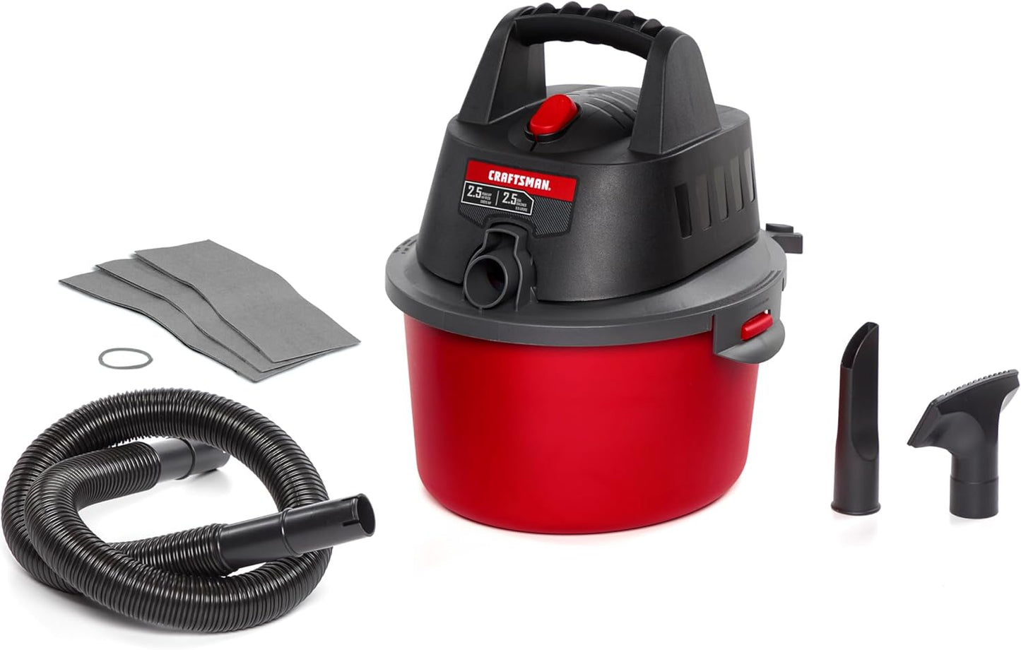 CRAFTSMAN 2.5 Gallon Wet Dry Vac for Home and Garage Cleaning