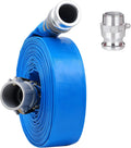 2 in x 100 ft PVC Lay Flat Discharge Hose With Camlock Fittings