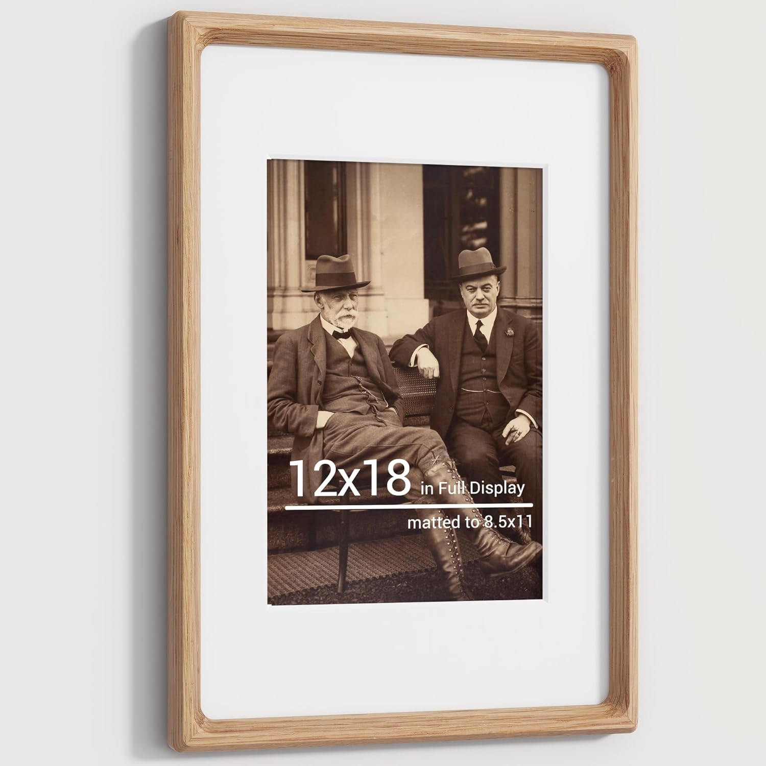 Heimlove 12x18 Picture Frames Natural Oak for Unique Displays