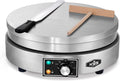 KWS CD-14 Commercial Electric Crepe Maker - Extra Thick Cooking Plate, Adjustable Temp