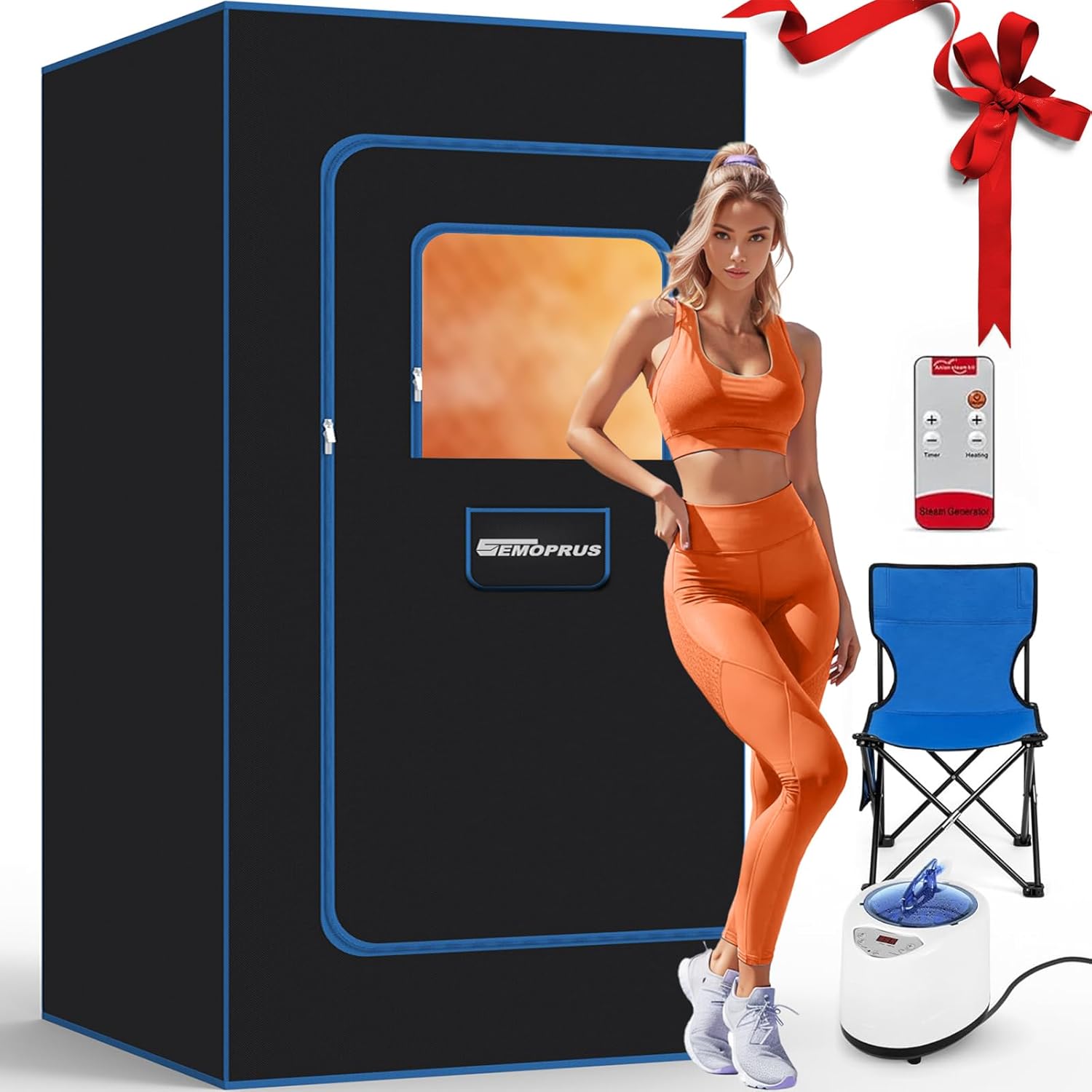 Compact Full Body Steam Sauna Set | Upgraded Indoor Spa Experience