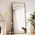 BEAUTYPEAK Black Full Length Mirror for Bedroom and Dressing Room