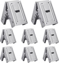 Gisafai 8 Pcs Steel Saw Horse Brackets for Woodworking Tasks