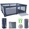 Foldable Baby Playpen 59inX71in - Portable Playpen for Kids