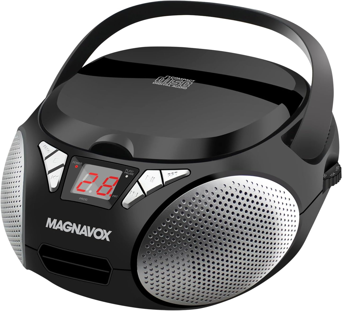 Magnavox MD6924 Portable CD Boombox with AM/FM Stereo Radio
