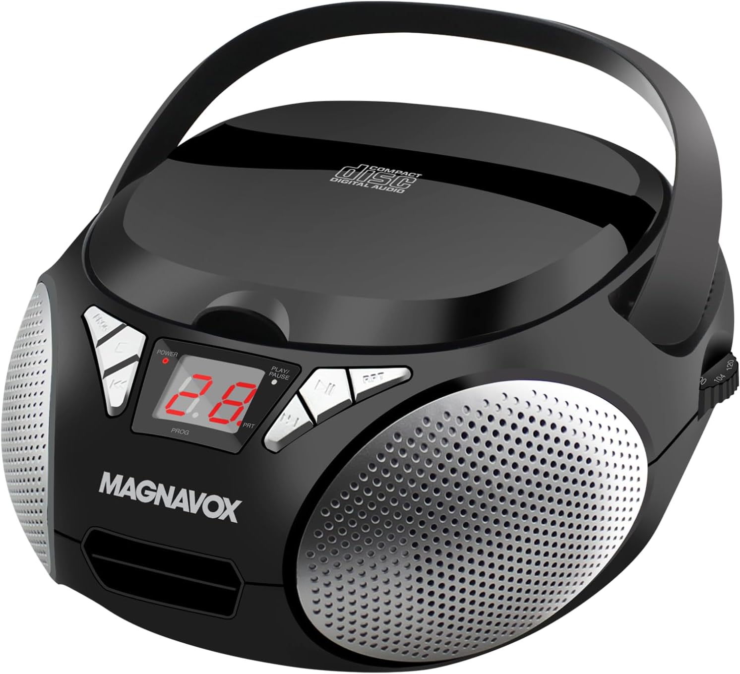 Magnavox MD6924 Portable CD Boombox with AM/FM Stereo Radio