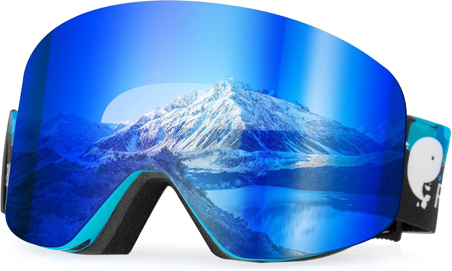 RABIGALA Frameless Anti-fog Ski Goggles