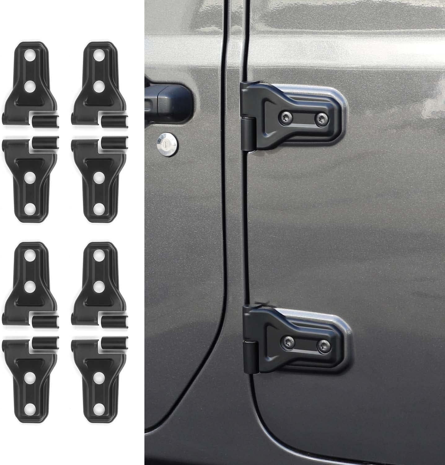 RT-TCZ Jeep Hinge Cover Trim for Wrangler JL & Gladiator JT