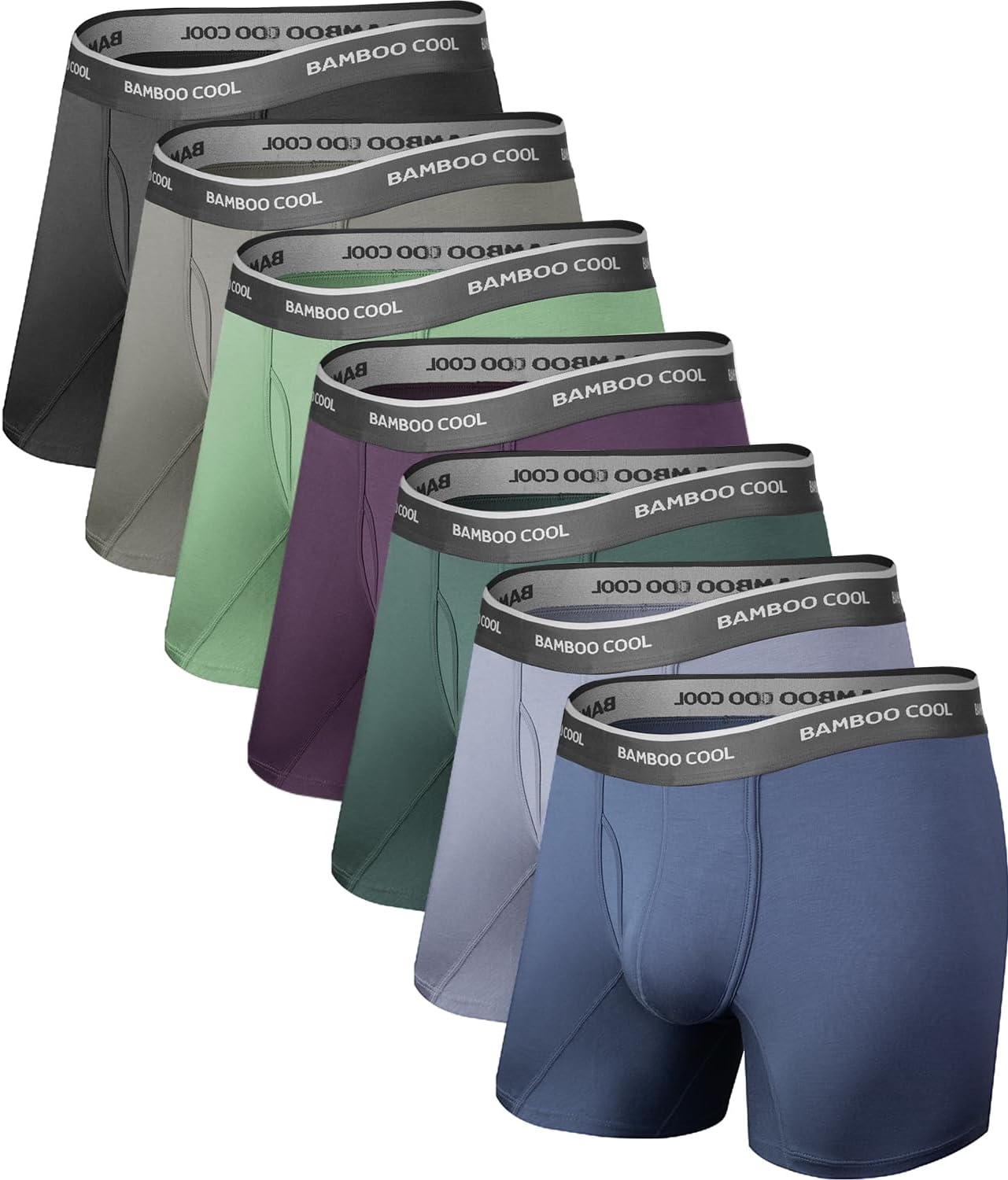 Bamboo Cool Men's Underwear Boxer Briefs for Ultimate Comfort