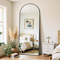 Full Length Mirror 71in x 26in Oversized Floor Mirror - Arched Style