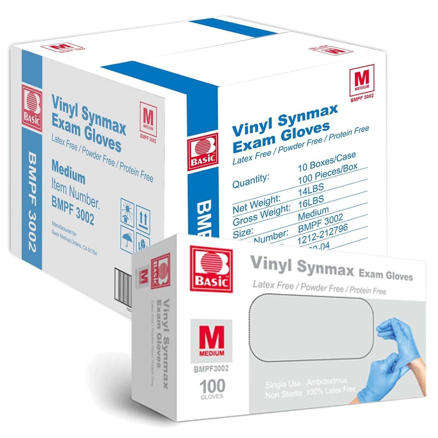 Jointown Medical Synmax Vinyl Exam Gloves - Safe & Durable