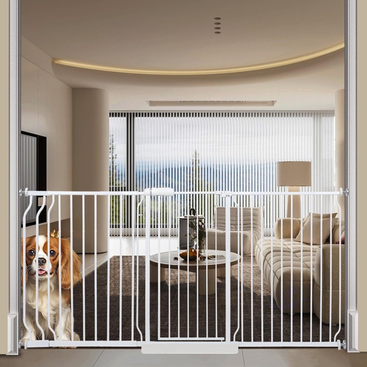 Extra Wide Baby Gates for Large Doorways and Stairs Safety