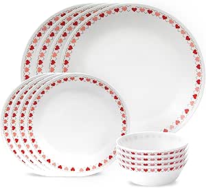 Corelle MilkGlass 12-Pc Dinnerware Set for Stylish Dining