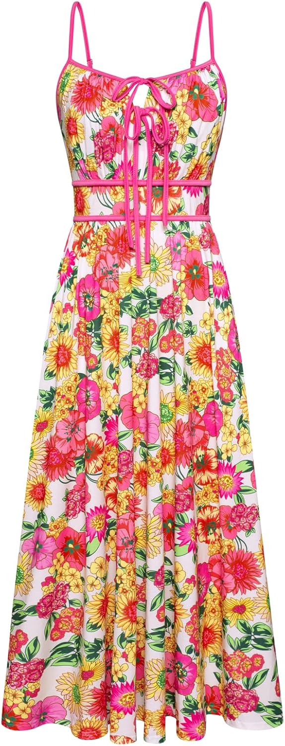 Floral Boho Maxi Dress for Women - Chic Summer Style