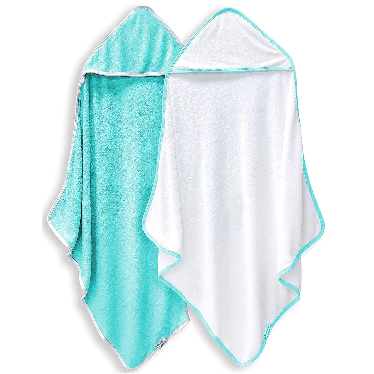 Ultra Soft Baby Bath Towels - Rayon Made from Bamboo, 2 Pack