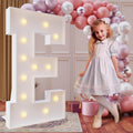 4FT Marquee Light Up Letter E - Large Party Letter for Events