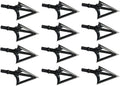 Archery Broadheads 100/125 Grain Fixed Blades for Hunting