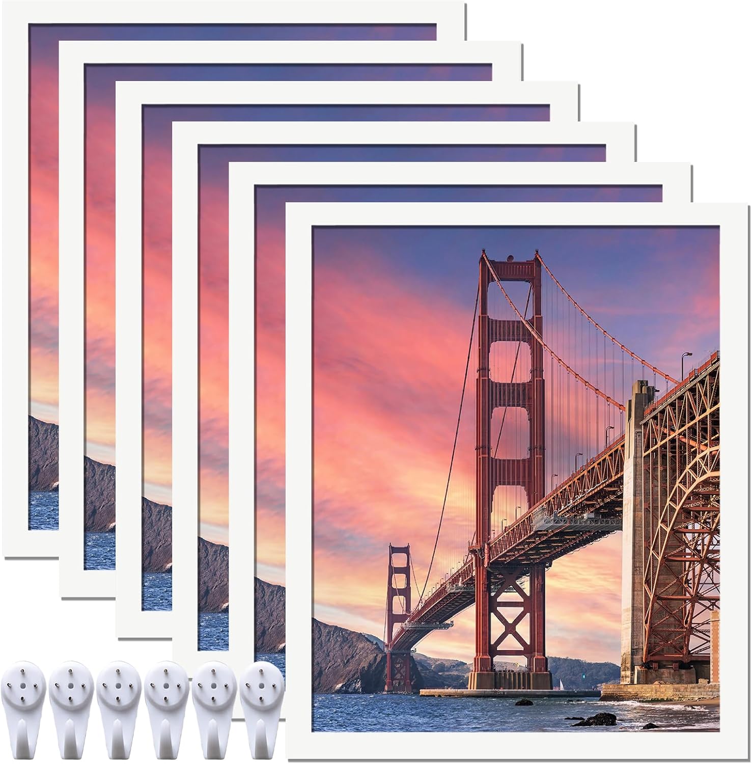 9x11 Picture Frame Set for Canvas Collage and Posters