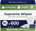 NorthShore Supreme Heavy-Duty Quilted Wipes X-Large - Reliable Clean