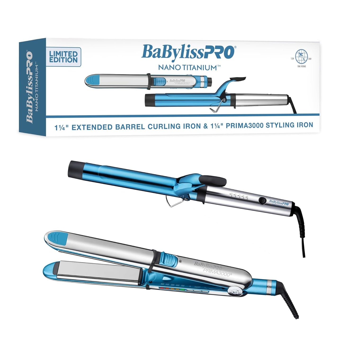 Nano Titanium Prima Ionic Hair Straightener for Professional Styling