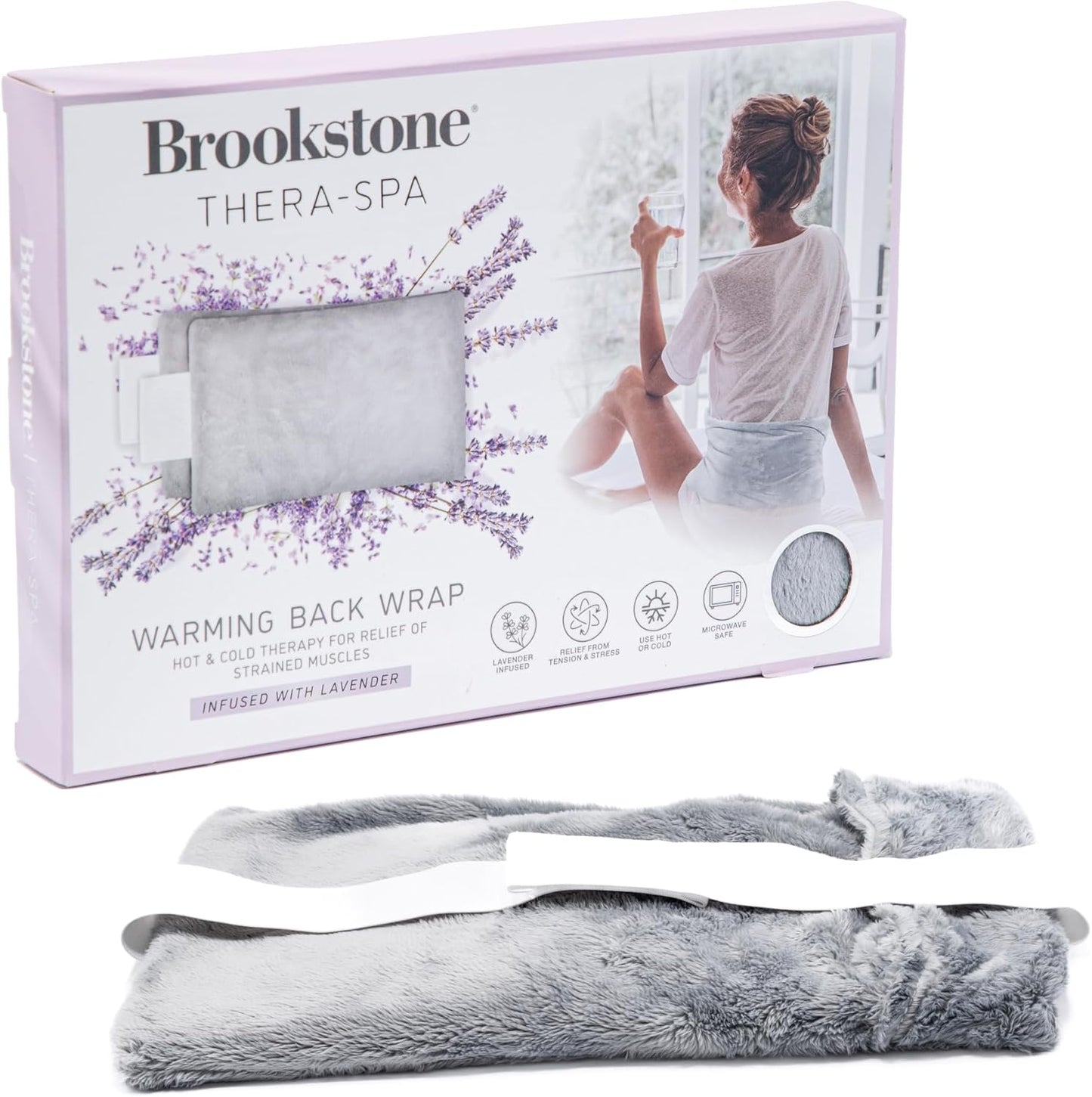 Brookstone Therapeutic Back Wrap - Hot/Cold Pain Relief
