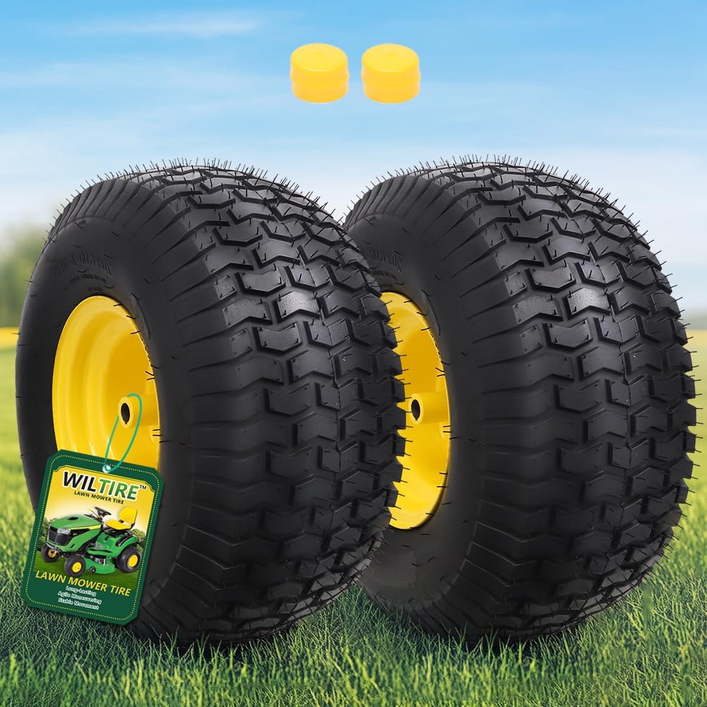 20x8.00-8 Tubeless Rear Tire and Wheel Assemblies for Mowers