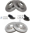TRQ Front and Rear Brake Pad & Rotor Kit for Buick Lucerne