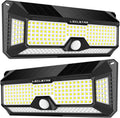 Solar Outdoor Lights 4000Lm 268 LED Motion Sensor Flood Light - Bright