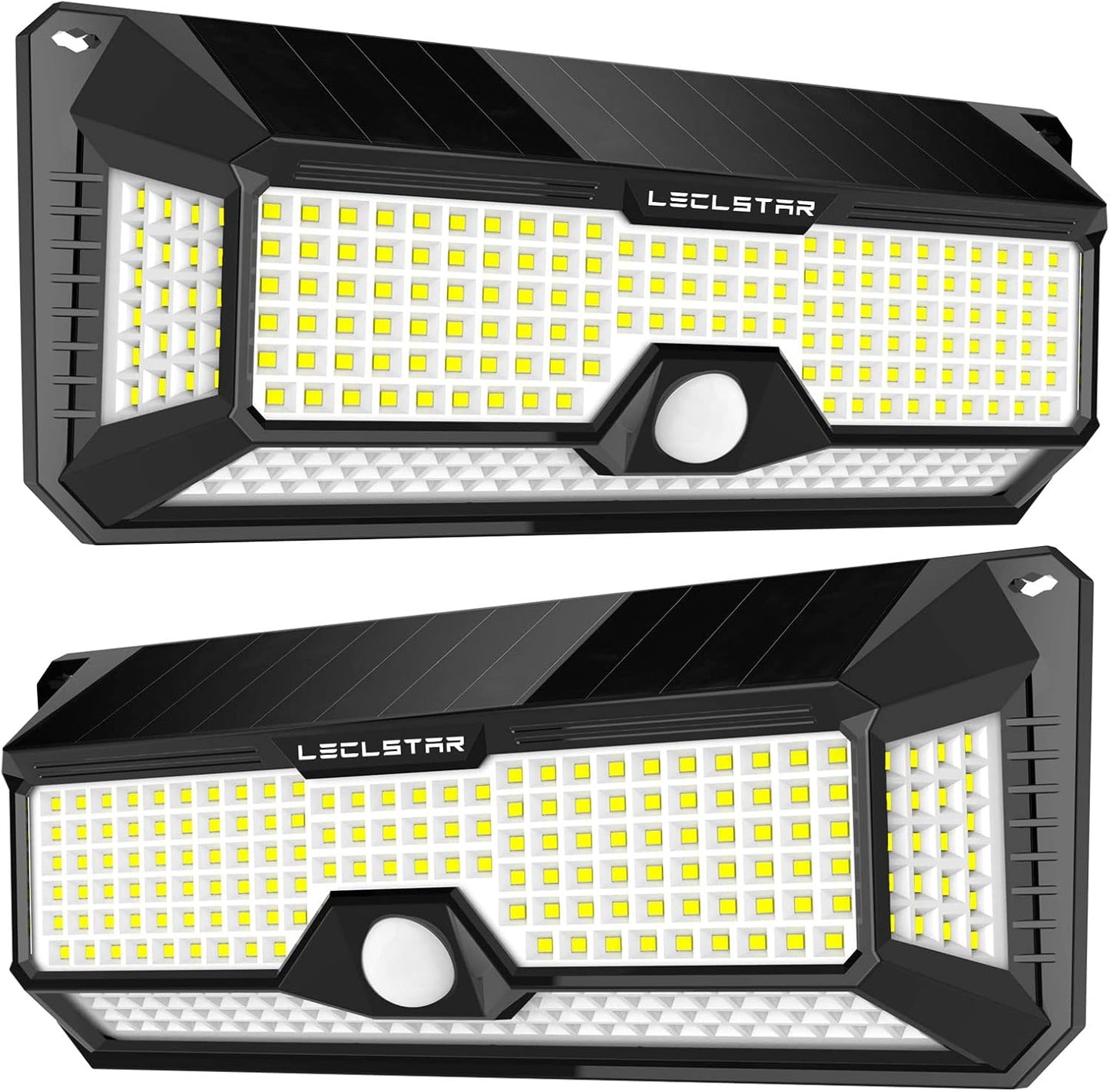 LECLSTAR Solar Outdoor Lights - 4000Lm 268 LED Security Lights