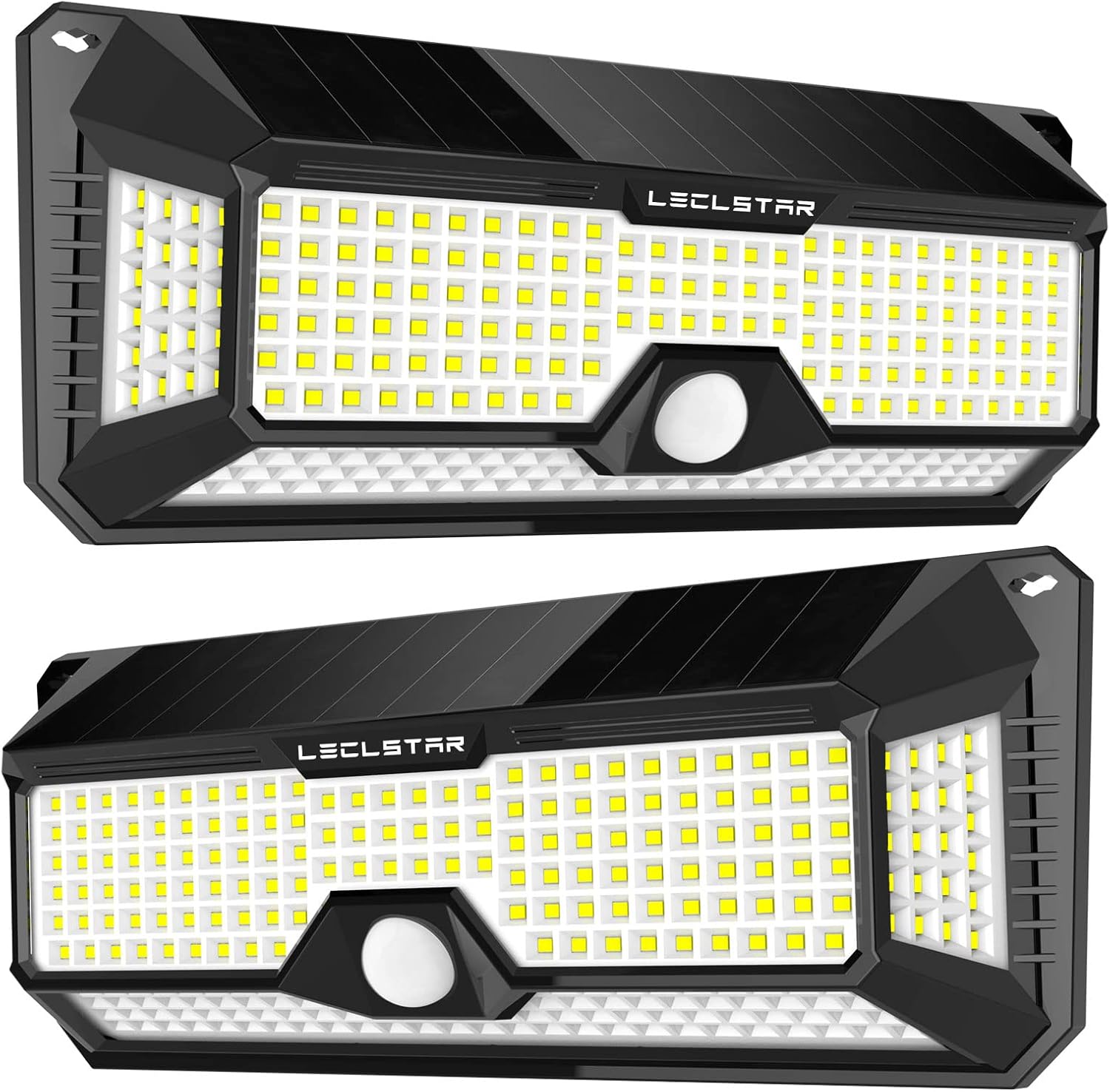 LECLSTAR Solar Outdoor Lights - 4000Lm 268 LED Security Lights