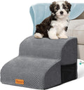 Topmart High Density Foam Pet Steps 2 Tiers - Soft Non-Slip Dog Stairs