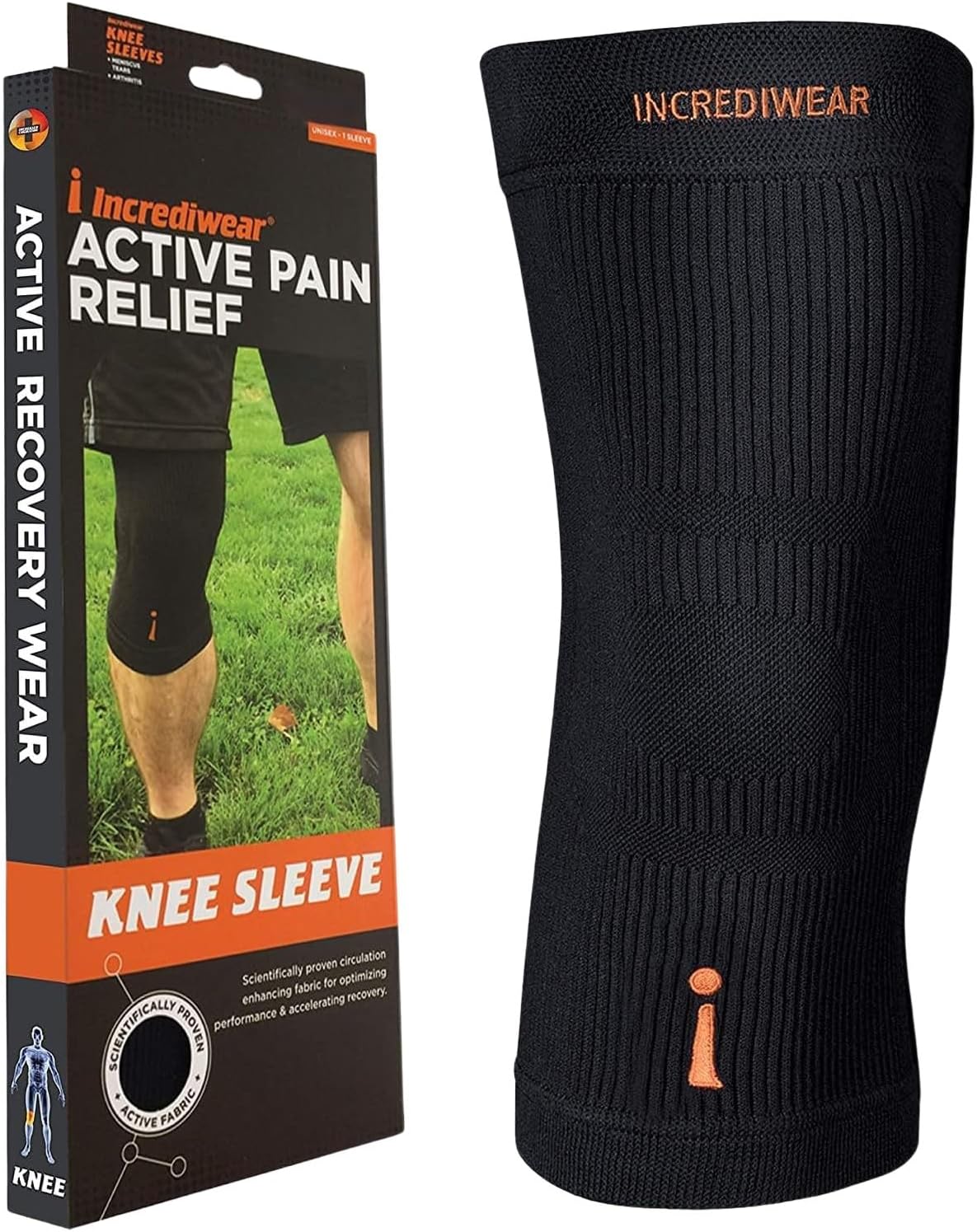 Incrediwear Knee Sleeve for Pain Relief and Joint Support