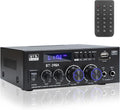 BT-398A Stereo Audio Amplifier 2.0 Channel Receiver - Versatile Home