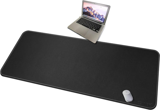 CENNBIE 59in x 27.5in Large Leather Desk Mat for Office Use