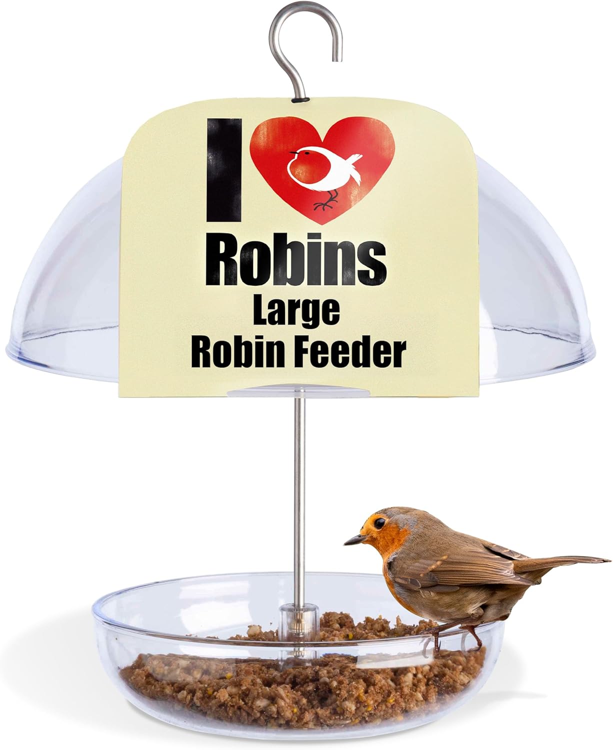 Mealworm Feeder for Small Birds - Attract Bluebirds Easily