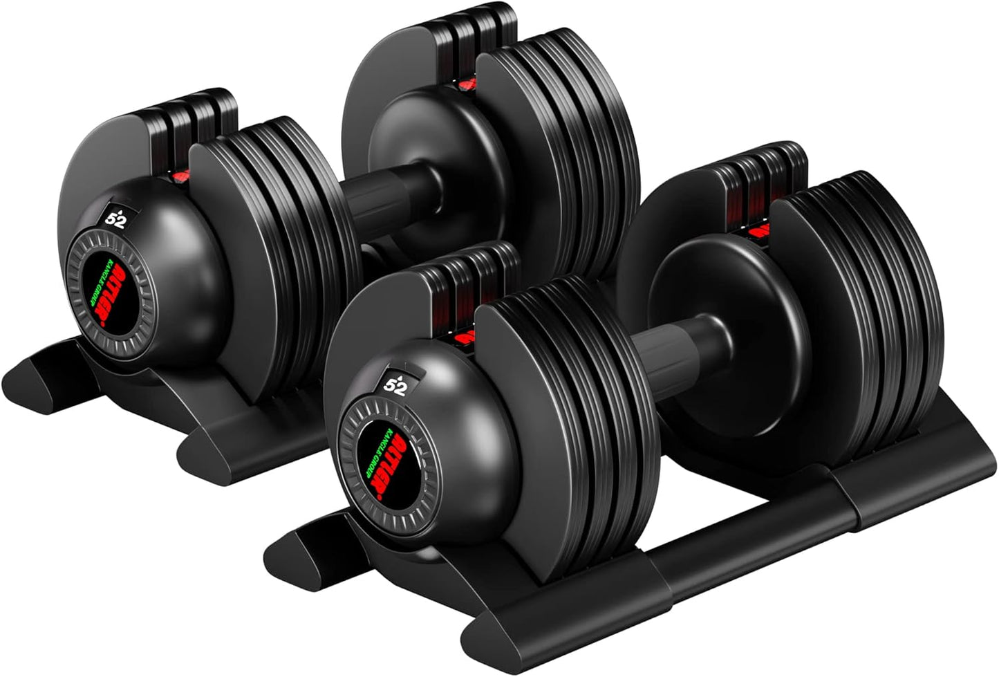 52LB Adjustable Dumbbell Set for Home Workout Strength Training