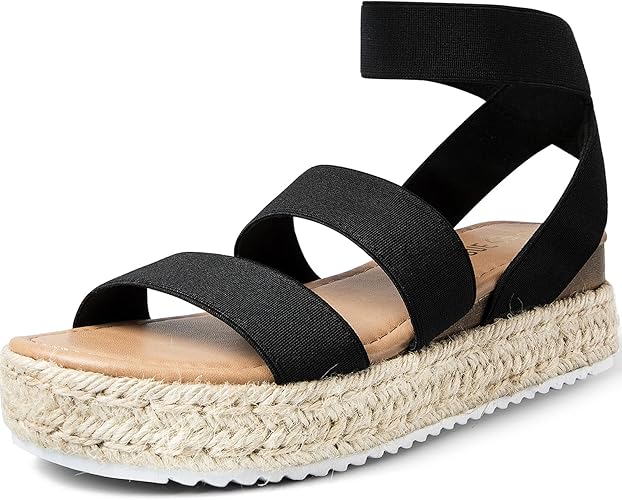 COASIS Women's Open Toe Platform Espadrilles Wedge Sandals Review