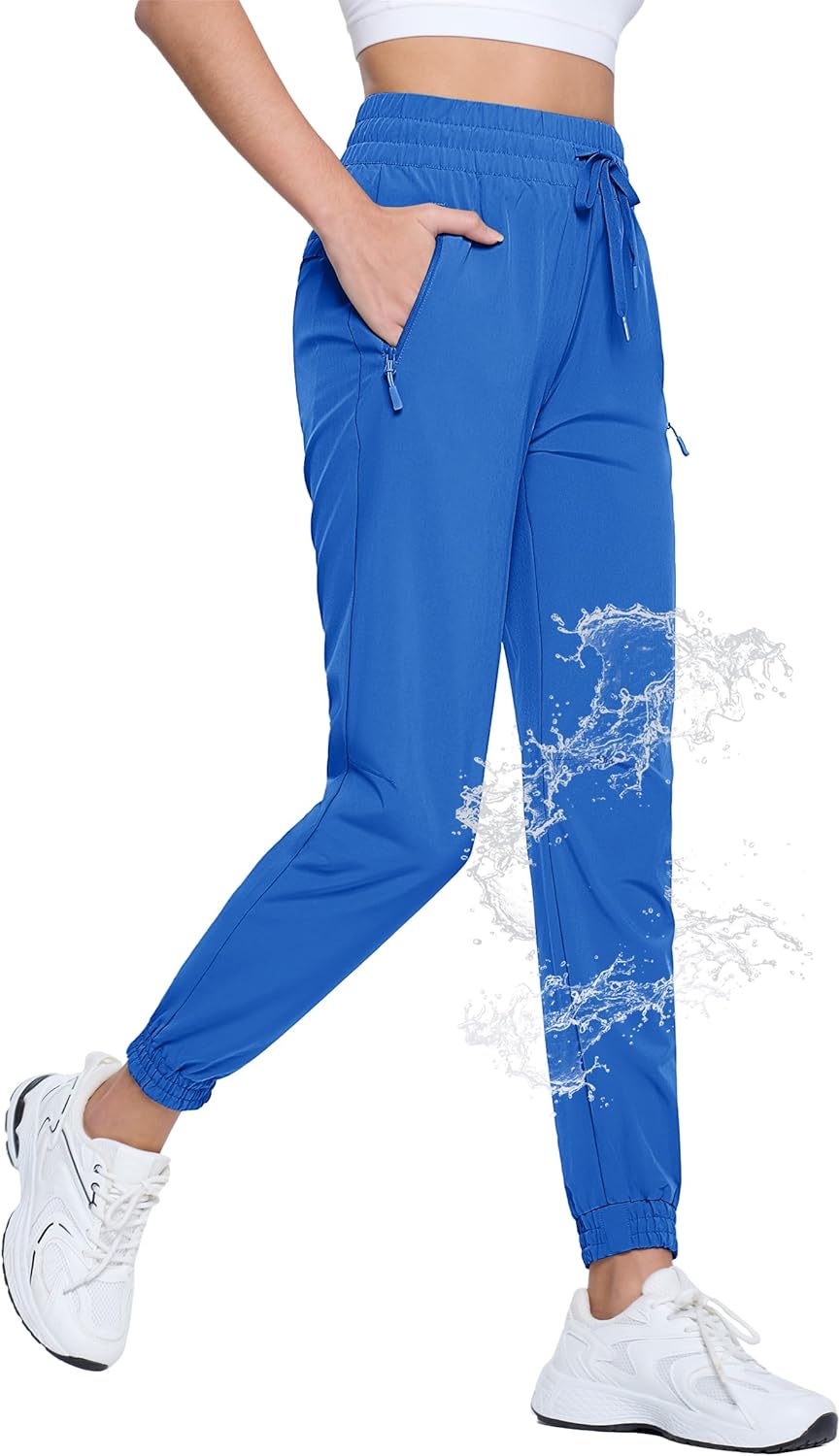 TACVASEN Women's Quick Dry Joggers - Travel Ready