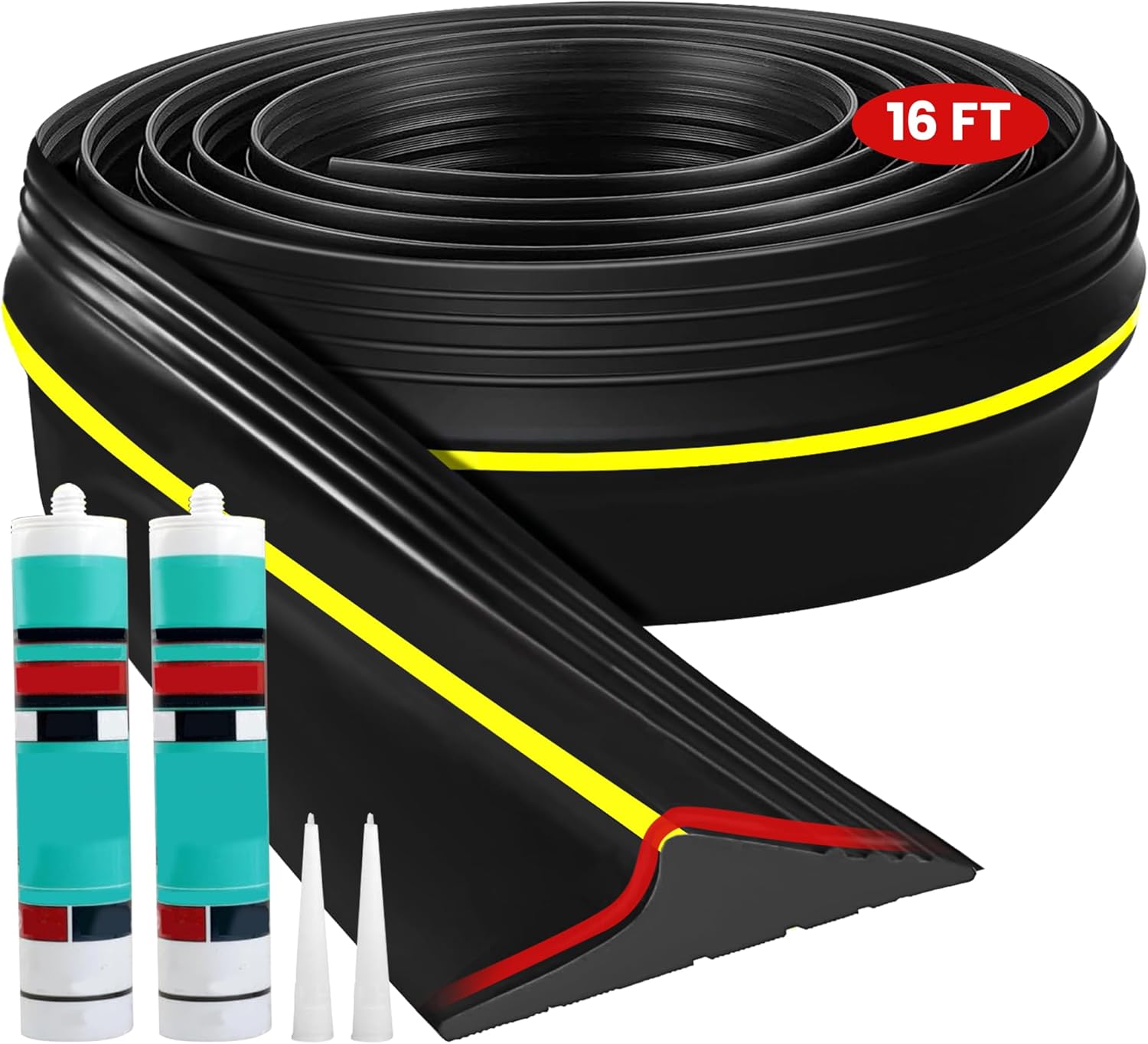 16Ft Universal Garage Door Bottom Threshold Seal Strip for Safety