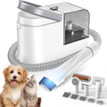 Dog Grooming Kit & Pet Vacuum for Shedding - Quiet 3-Speed Groomer