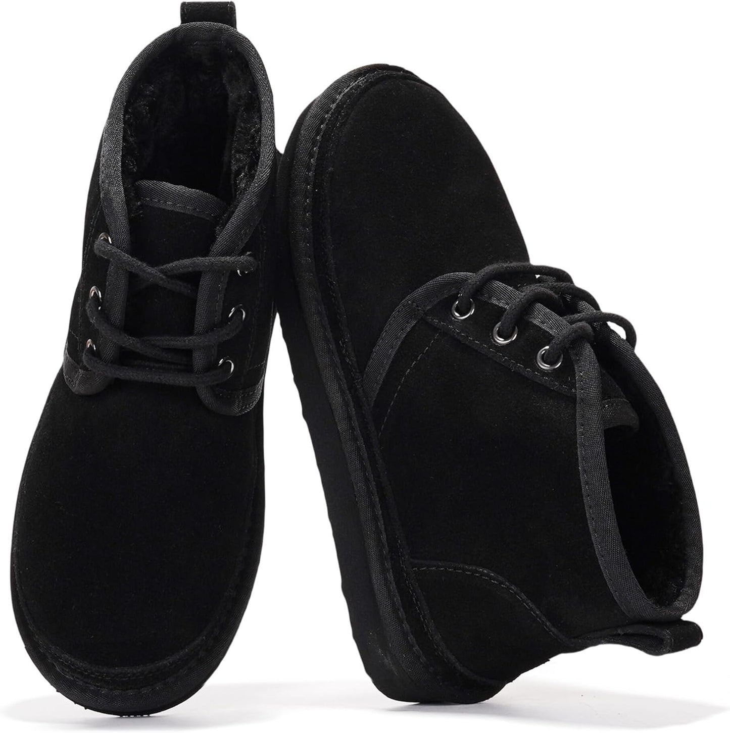Genuine Leather Women's Ankle Boots with Memory Foam Comfort