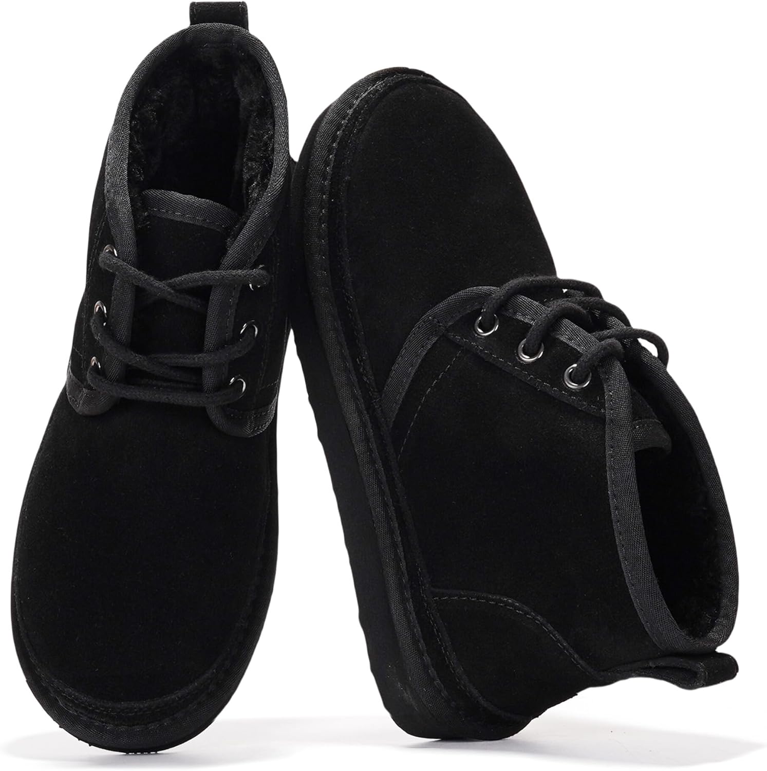 Genuine Leather Women's Ankle Boots with Memory Foam Comfort