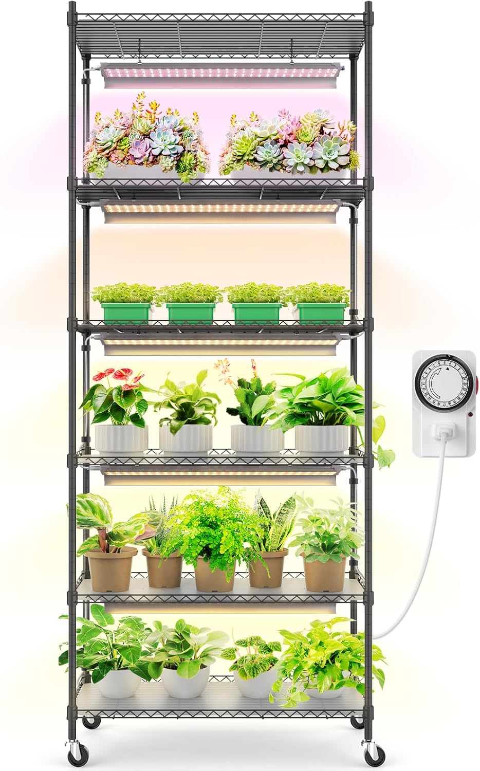 Barrina CX2 Plant Stand with Grow Lights for Indoor Plants